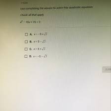 Solve This Quadratic Equation Check