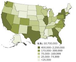 U S Unauthorized Immigrant Population Estimates By State