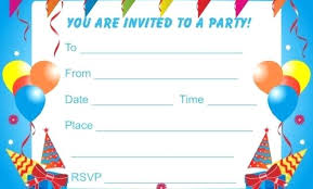Make Your Own Printable Birthday Invitations