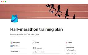 nrc half marathon training plan