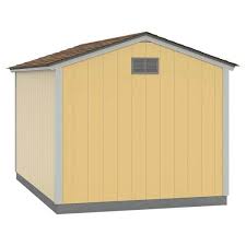 Painted Wood Storage Building Shed 8x12