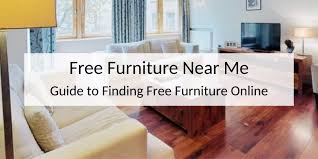 free furniture near me how to find