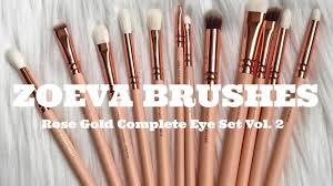 zoeva brushes rose golden complete eye