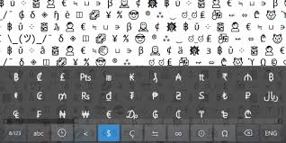 how to type special characters emojis