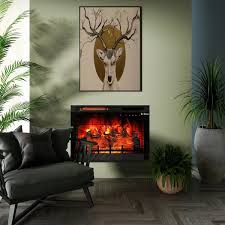Wall Recessed Electric Fireplace Insert