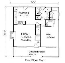 Cabin Vacation Style Home Plan Getaways