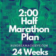 sub 2 hour half marathon plan 24