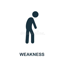 Weakness Icon. Monochrome Simple Element from Coronavirus Symptoms  Collection. Creative Weakness Icon for Web Design Stock Vector -  Illustration of symptom, depression: 220740929