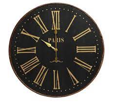 Noir Wood Paris Clock Ido Interior