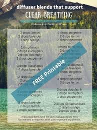 25 essential oil diffuser blends and recipes that support clear breathing includes free