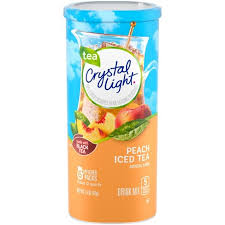Crystal Light Peach Iced Tea Drink Mix 6pk 0 25oz Pouches Target