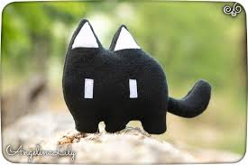 Mewo Omori Cat Plushie Black Cat Plush
