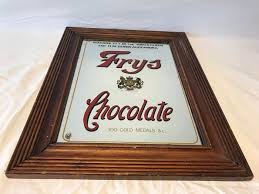 Discover and buy hundreds of original vintage candy ads and prints at retrofair. Fry S Chocolate Advertising Mirror Glass Wood Catawiki