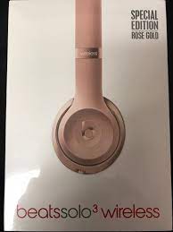 Your price for this item is $ 152.99. Beats Solo 3 Wireless Matte Rose Gold Matte