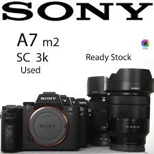A wide range of lenses from the company can be purchased at the best price in malaysia on our website shashinki.com. Sony Alpha A7 Mark Ii Kit 28 70mm Used Sc30k Shopee Malaysia