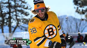 According to david pastrnak, this was patrice's idea all along. Pastrnak Dominates At Lake Tahoe With Hat Trick Youtube