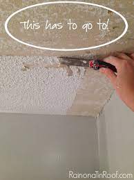 How To Remove Popcorn Ceiling And How