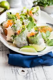 You wrap thinly sliced vegetables, cooked shrimp many spring roll recipes add thin vermicelli rice noodles to the roll, but i often skip them in favor of more vegetables. Vietnamese Spring Rolls With Nuoc Cham Culinary Hill