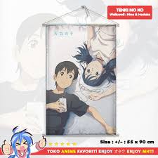 The philippines has had more than its share of wet weather and flash floods so it's quite a surreal experience seeing our daily life depicted in shinkai's signature. Wallscroll Anime Tenki No Ko Weathering With You Hina Amano Hodaka Shopee Malaysia