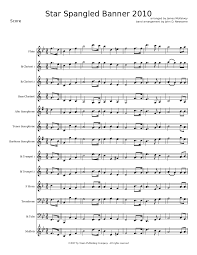 What are national anthem notes for trombone? Star Spangled Banner Sheet Music For Trombone Flute Tuba Trumpet More Instruments Mixed Ensemble Musescore Com