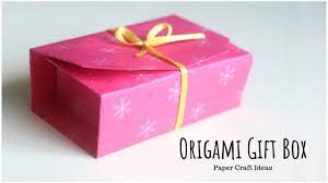 paper gift box easy origami paper box