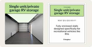rv storage cost guide the neighbor