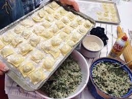 homemade ravioli from nonna