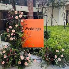 Metal Wedding Arch Welcome Sign Stand