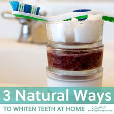 Whitening toothpastes work the same way with more ingredients; 3 Natural Ways To Whiten Teeth At Home Everyday Roots