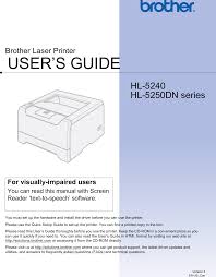 Brother Hl 5250dn Series Users Manual Hl5240_5250dn_ug