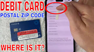 where is debit card postal zip code