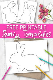 Easily make these at home or in your classroom with our free printable template! Free Printable Bunny Rabbit Templates Simple Mom Project