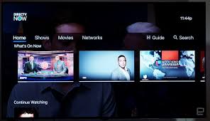 directv now as it curly appears on apple tv