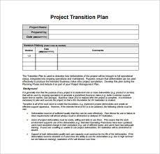 26 transition plan templates free