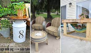 Ingenious Diy Backyard Furniture Ideas