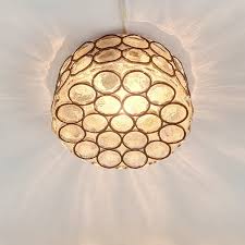Vintage Glass Ceiling Lamp By Limburg