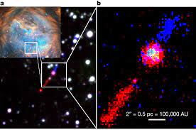 A probable Keplerian disk feeding an optically revealed massive young star | Nature