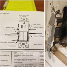 Combo plug and light switch wiring electrical question: I Bought A Switch Outlet Combo To Replace A Plain Switch But There Are Only Two Wires To Work With 70s Construction Is My Project Possible How Do I Wire It Electricians