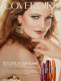 drew barrymore cover makeup