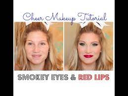 cheer makeup tutorial smokey eyes