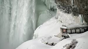 By elevator, where a short tunnel gives access to two outdoor observation decks and two portals located directly behind the falls. Winter In Niagara Falls Journey Behind The Falls Ama