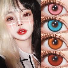 graded colored contact lenses