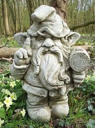 Garden Gnome Grey Statue Four Seasons