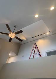 Track Lighting And Ceiling Fan Work