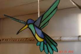 Stained Glass 3d Flying Birds