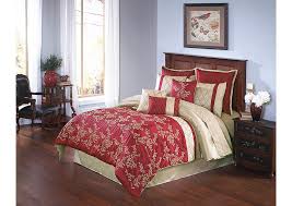 merrill red gold embroidered fl