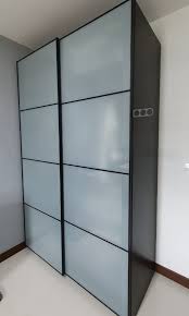 Ikea Pax Wardrobe Frosted Tempered