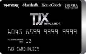 tjx rewards credit card offer