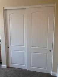 You'll probably need to put them back up at an once you are sure they are in the track, repeat the same for the outer door. Residential Bypass Closet Doors Classic Improvement Products Closet Door Handles Bedroom Closet Doors Sliding Folding Closet Doors