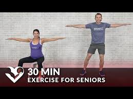 seated chair exercise senior workout